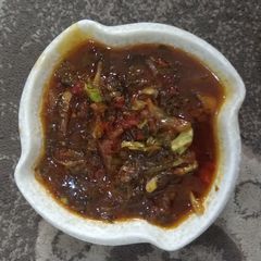 A picture of Vegetable soup.