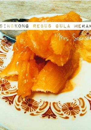 Foto resep Singkong Rebus Gula Merah