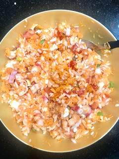 Una foto de Ensalada con kanikama