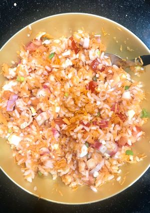 Una foto de Ensalada con kanikama