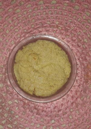 A picture of Home made mawa.