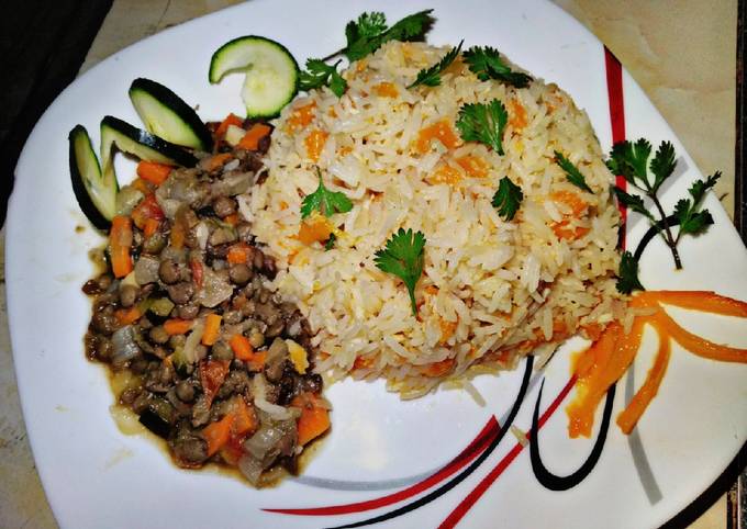 Steps to Make Favorite Mango,Coconut rice#creativericerecipe