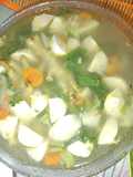 Sop ceker dan bakso ikan