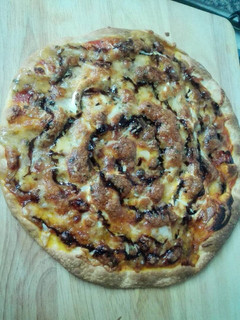 Una foto de Pizza de queso de cabra
