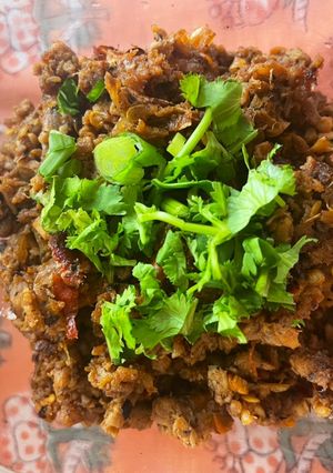 รูปของ น้ำพริกข่าหมูสับใส่มะแขว่น🌶️🫚