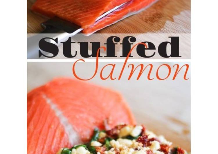 Easiest Way to Prepare Super Quick Homemade Stuffed salmon