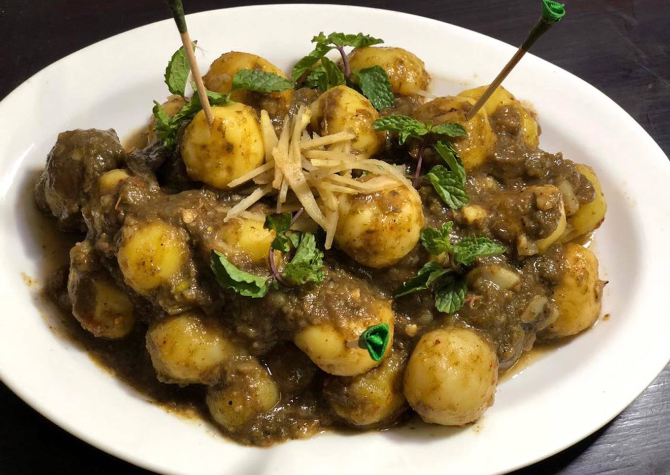 Dhaniya Aloo Chat