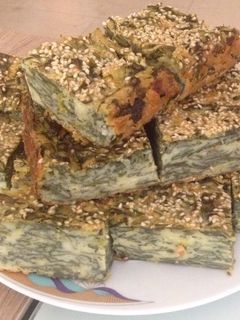 A picture of Crustless Spanakopita (Greek Spinach and Cheese Pie).