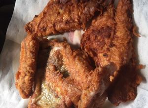 Una foto de Pescado frito con batido de cerveza