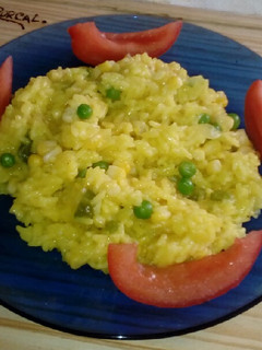 Una foto de Arroz con azafrán