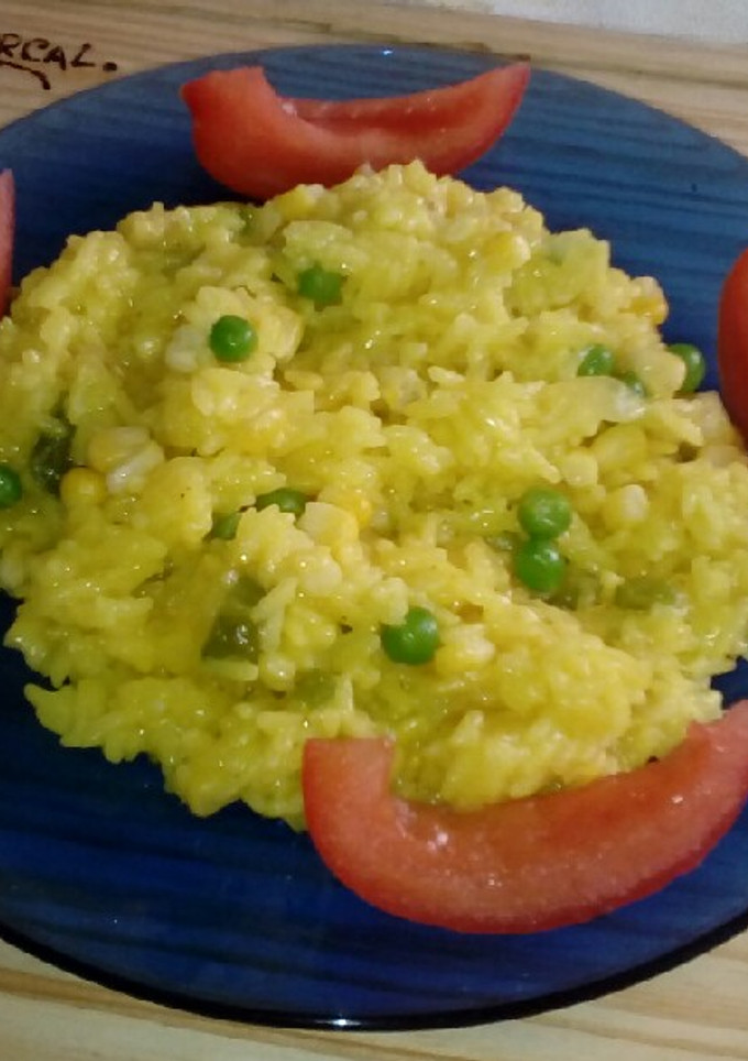 Una foto de Arroz con azafrán