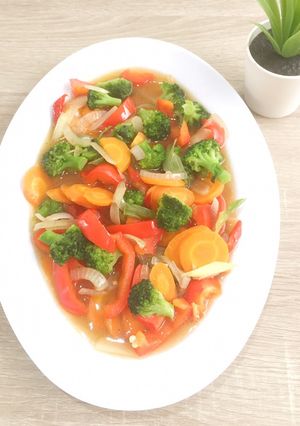 Foto resep Brokoli Cah Paprika