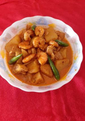 এঁচোড় চিংড়ি (enchor chingri recipe in Bengali) রেসিপির প্রধান ছবি