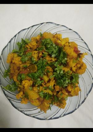 A picture of Aloo gobi recipe.