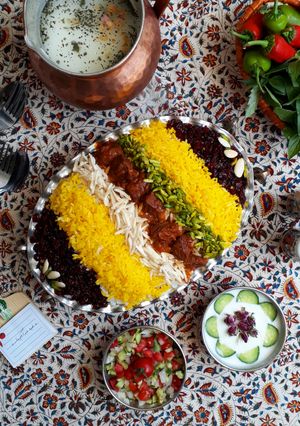 عکسی از دستور قیمه نثار