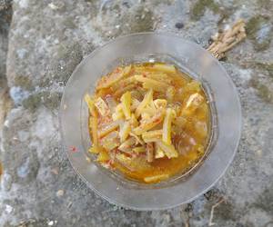 Siap Saji Lodeh labu siam tempe ga terlalu pedas Ala Warteg