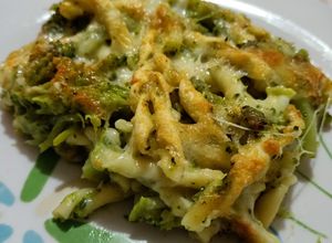 Foto di Trofie al forno con broccoli e mozzarella