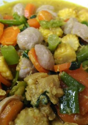 Foto resep Tumis buncis bumbu kuning