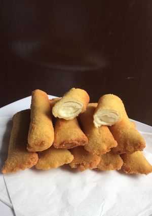 Foto resep Roti goreng isi mozarela kw