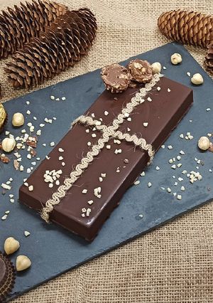 Una foto de Turrón sabor Ferrero Rocher 🍫