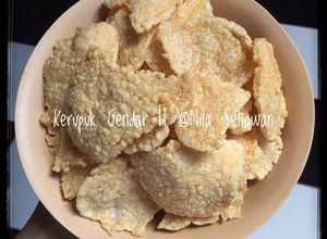 Foto resep Kerupuk Gendar Renyah (Kerupuk Nasi)