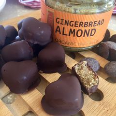 A picture of Ginger bread Almond Butter Bites.