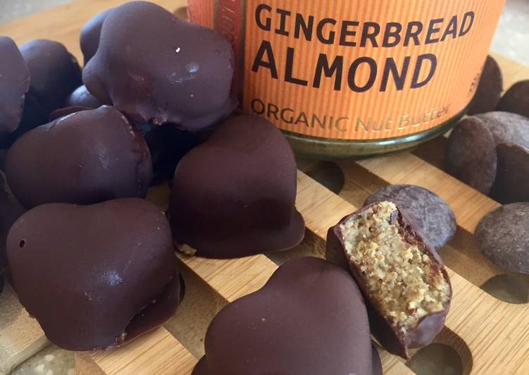 Simple Way to Make Super Quick Homemade Ginger bread Almond Butter Bites