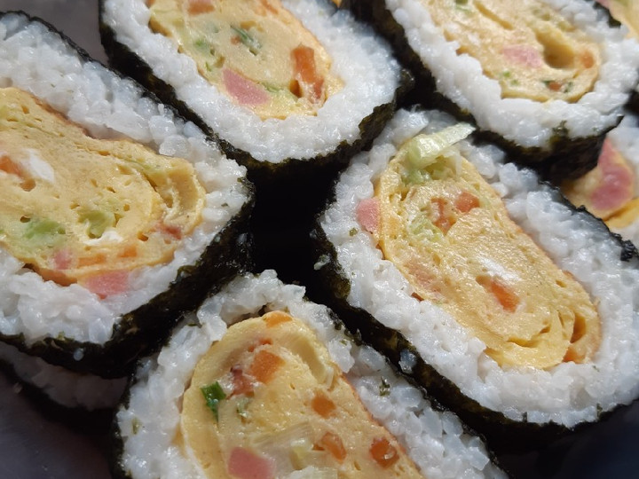 Resep Sushi rumahan ala² mommy 3D 😍, Enak