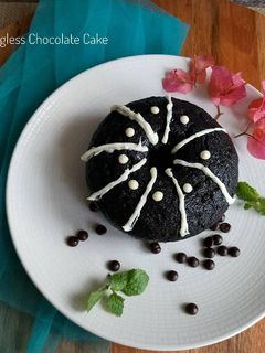 Foto resep Eggless Chocolate Cake (No Mixer)