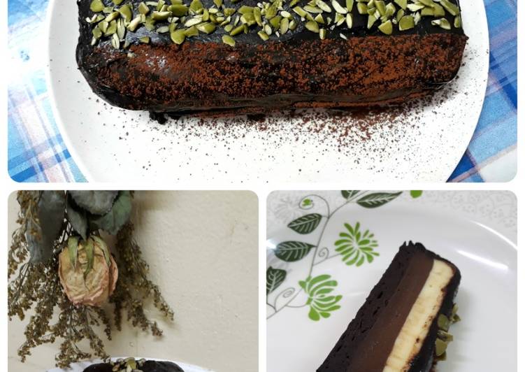Langkah Mudah untuk Menyiapkan Chocolate cheese cake Anti Gagal