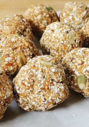 รูปของ Power Balls, Energy Balls ขนมคลีน ทำง่ายที่สุด ส่วนผสม 4 อย่าง