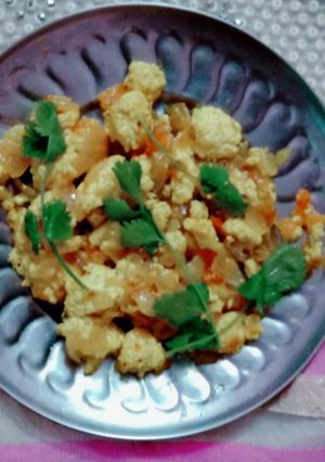 A picture of Paneer veg.