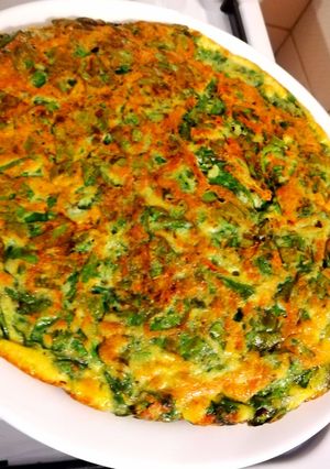 Una foto de Tortilla de espinaca