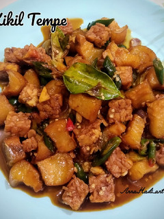 Foto resep Oseng Kikil Tempe Pedas
