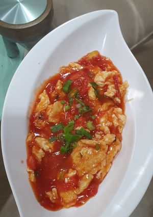 Foto resep Telor Tomat (Taiwanese Tomato Egg)
