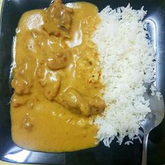 A picture of Kadi chawal.