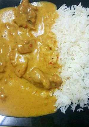 A picture of Kadi chawal.