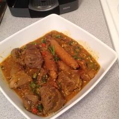 A picture of Okro soup.