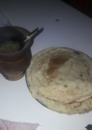 Una foto de Panqueques para el mate !!