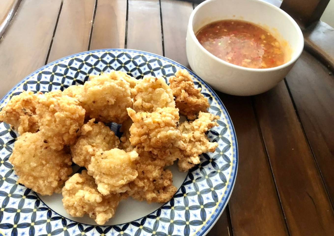 Bakso Ayam Goreng Renyah dan Saus Asam Manis