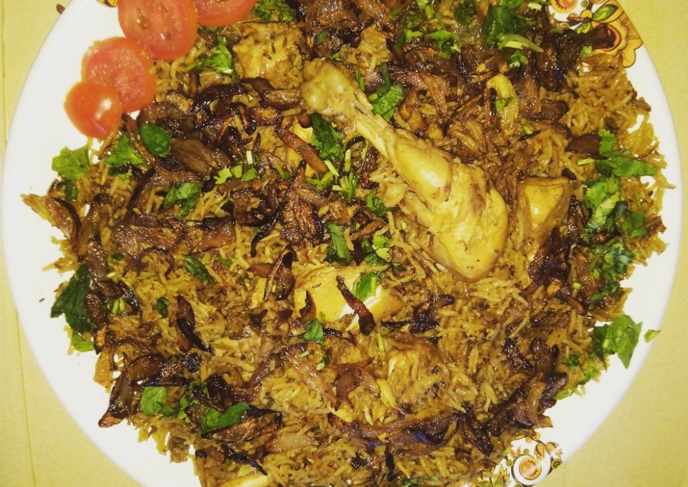 Chicken yakhini pulav