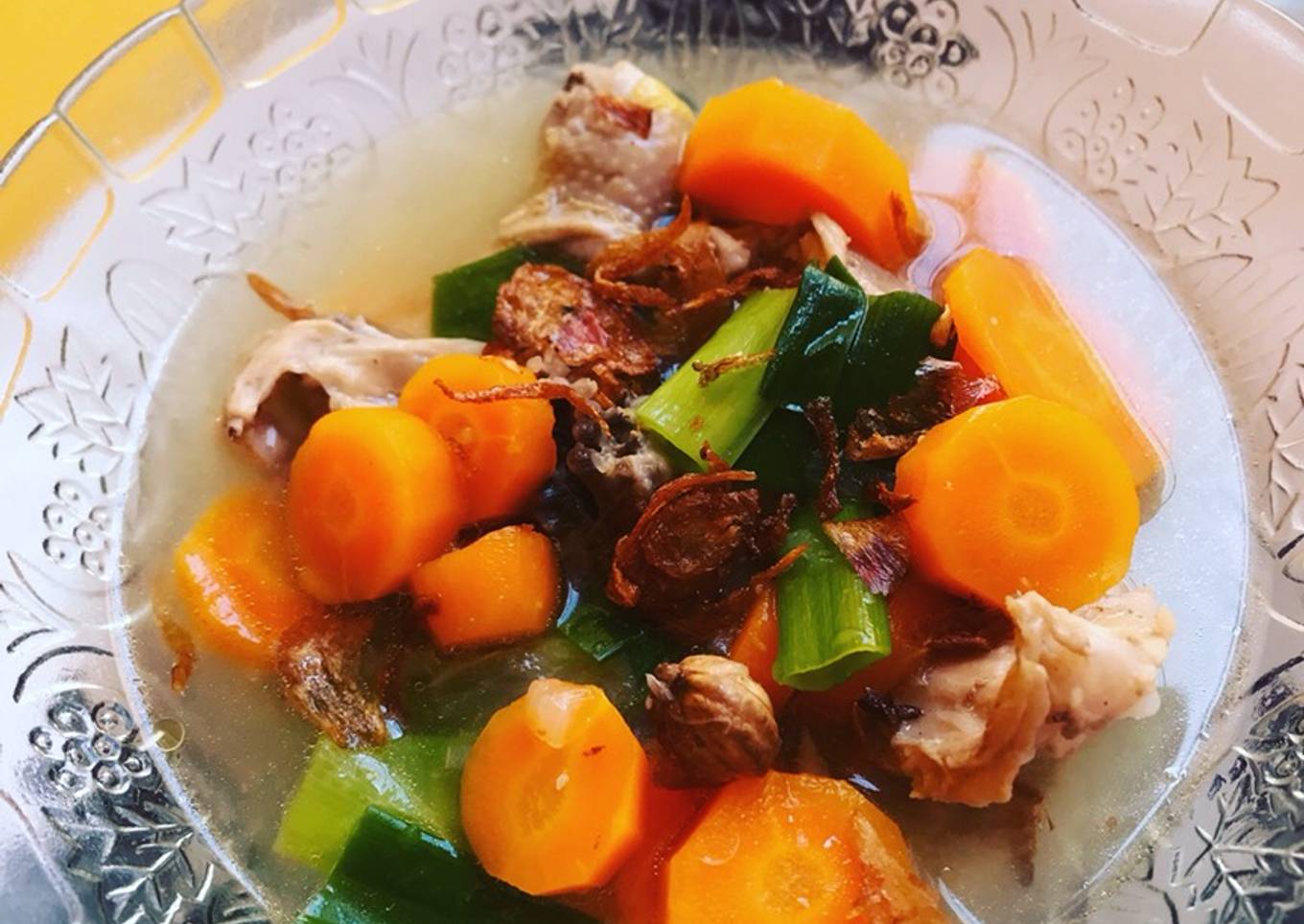 Sop ayam kampung klaten
