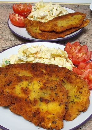 Una foto de Filetes en capa crunch al ajo