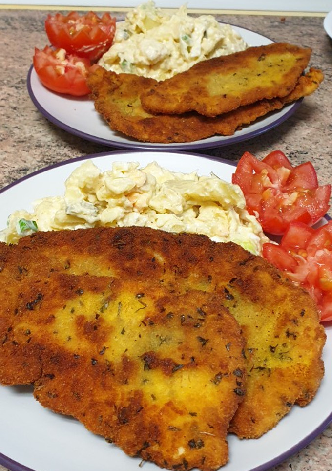 Una foto de Filetes en capa crunch al ajo