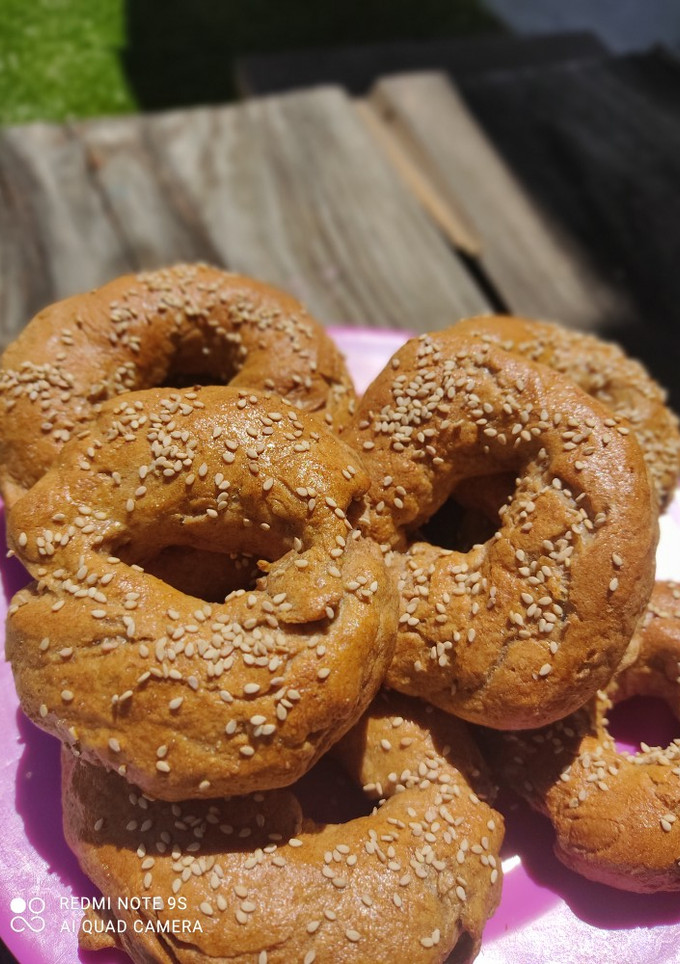 Una foto de Bagels 100% integrales