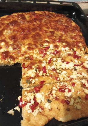 Φωτογραφία της συνταγής Pizza με ζύμη λαδένιας