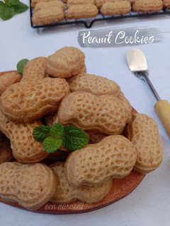 Foto resep Peanut Cookies, bentuk kacang