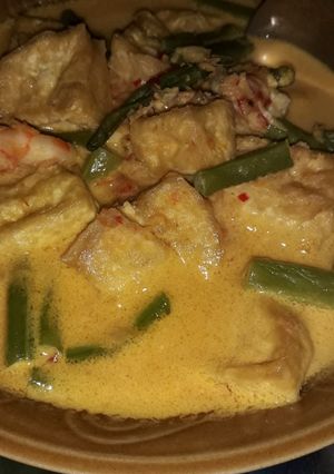 Foto resep Gulai udang tahu kacang