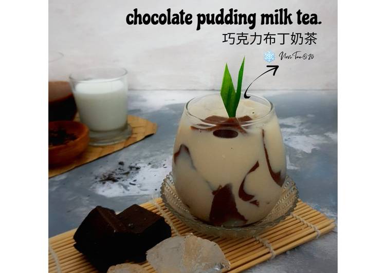 Resep 208. Chocolate Pudding Milk Tea| 巧克力布丁奶茶 yang Bikin Ngiler