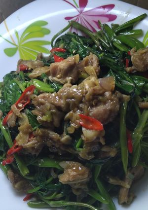 Foto resep Tumis Kangkung Daging Sapi